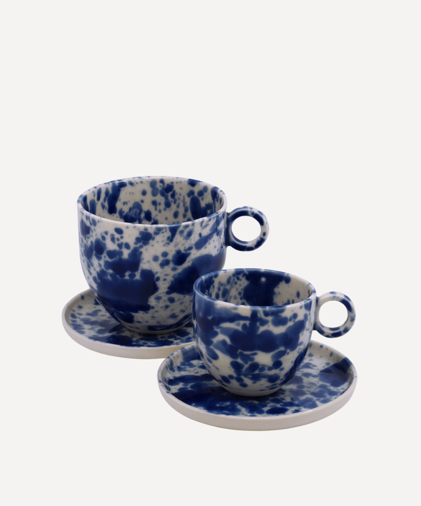 Blue Splatter Mug