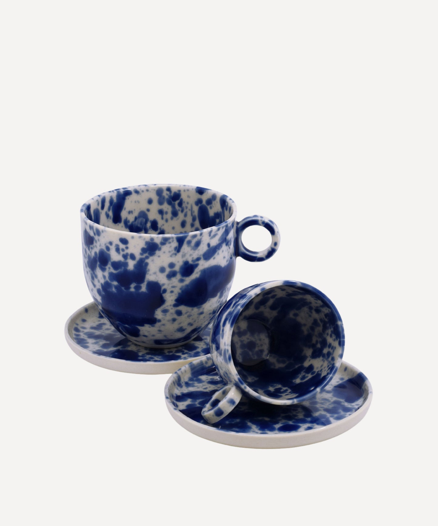 Blue Splatter Mug