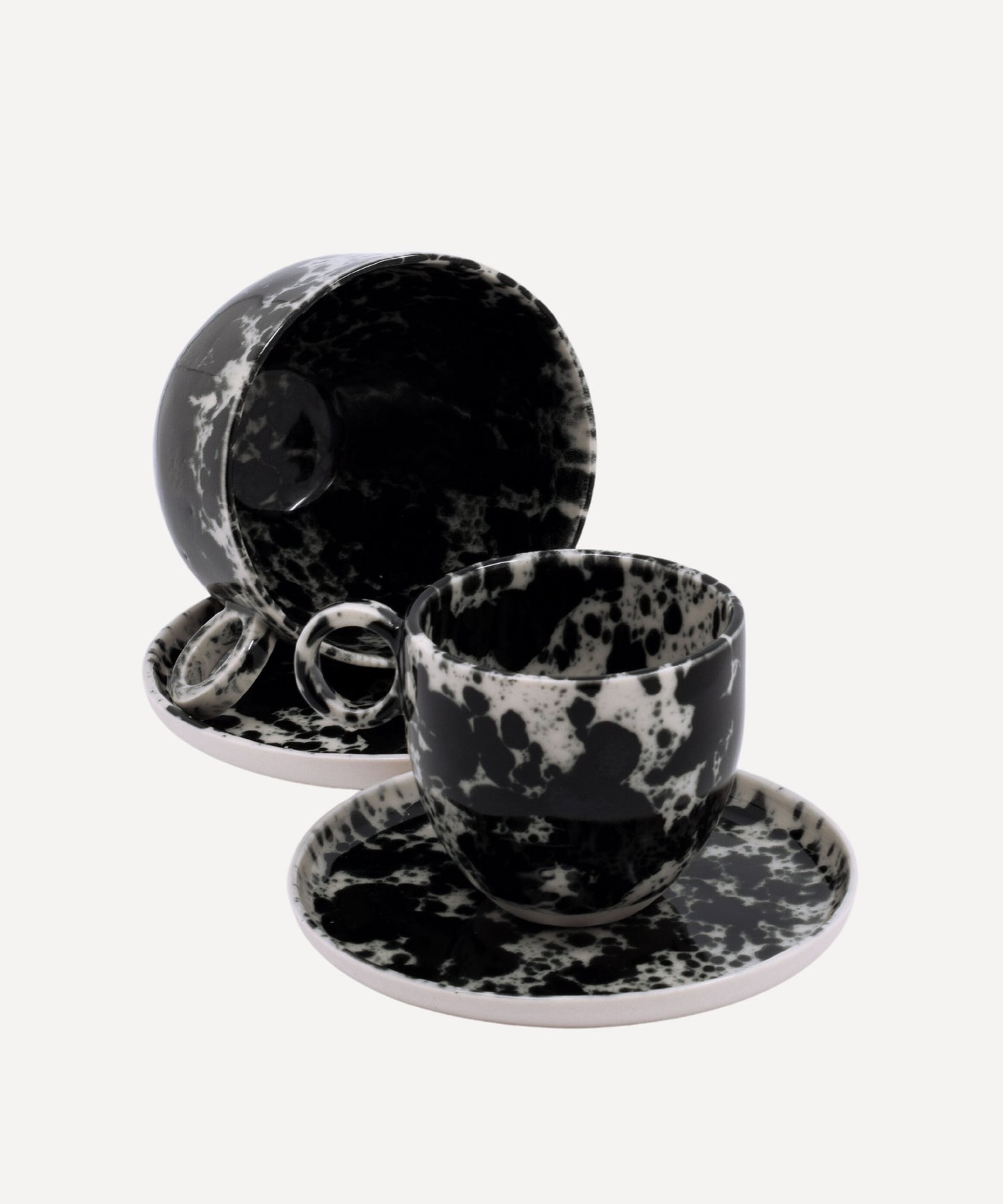 Black Splatter Mug