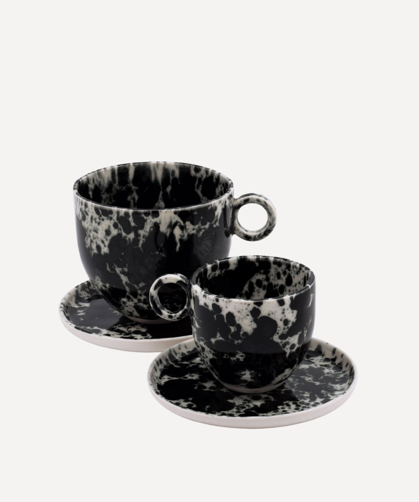 Black Splatter Mug
