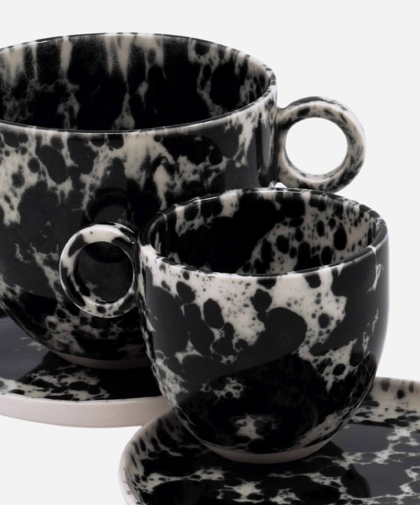 Black Splatter Mug