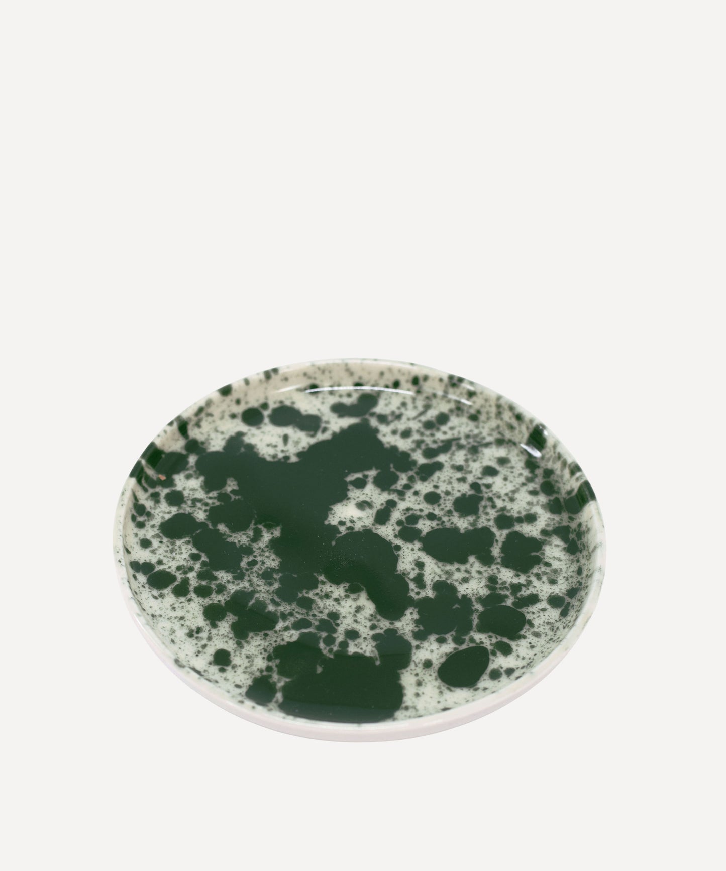 Green Splatter Espresso Cup