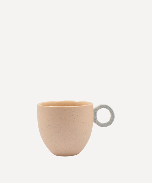 Matt Speckle Peach Espresso Cup