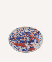 Load image into Gallery viewer, Blue and Red Splatter Espresso Cup