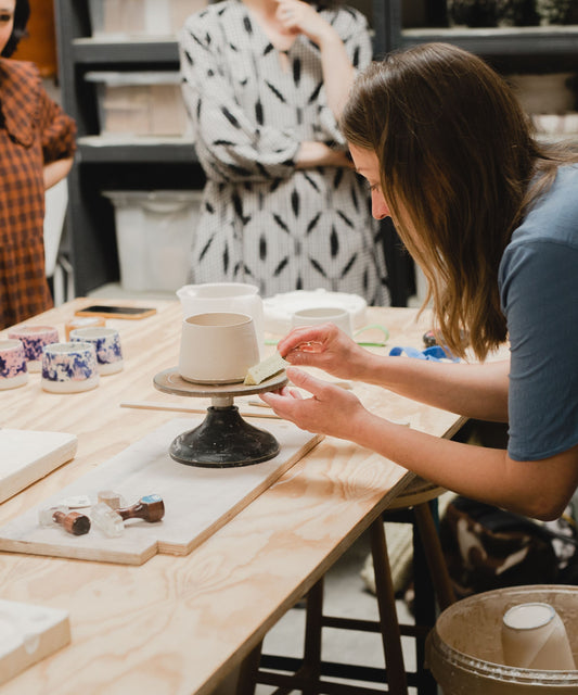 Make a slip-cast ceramic pot workshop