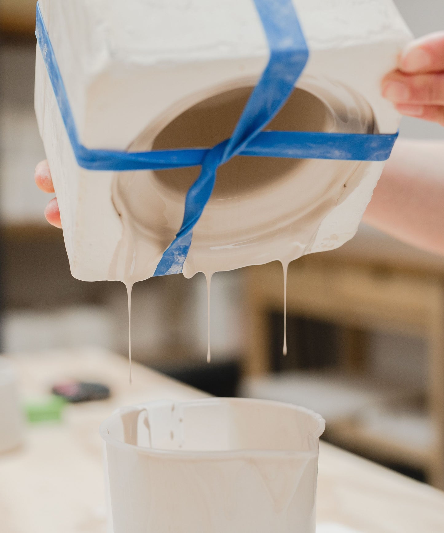 Make a slip-cast ceramic pot workshop