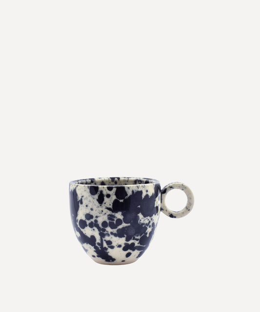 Black Splatter Espresso Cup