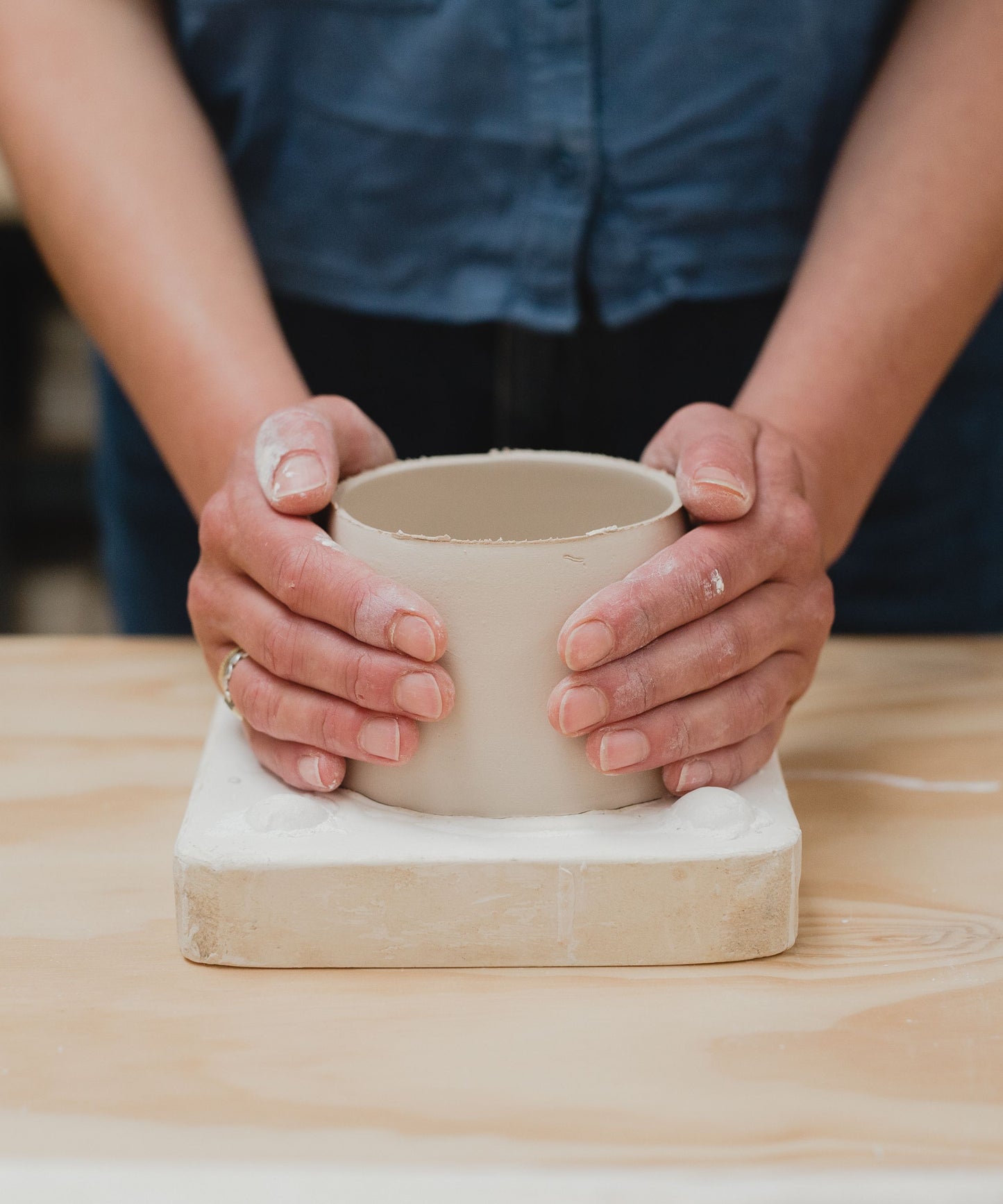 Make a slip-cast ceramic pot workshop