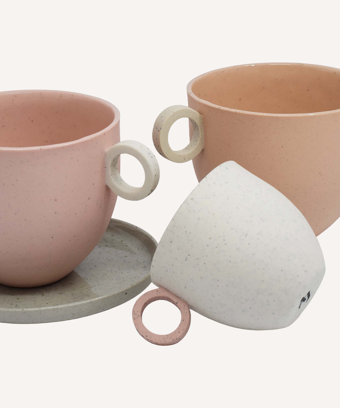 Matt Speckle Peach Mug