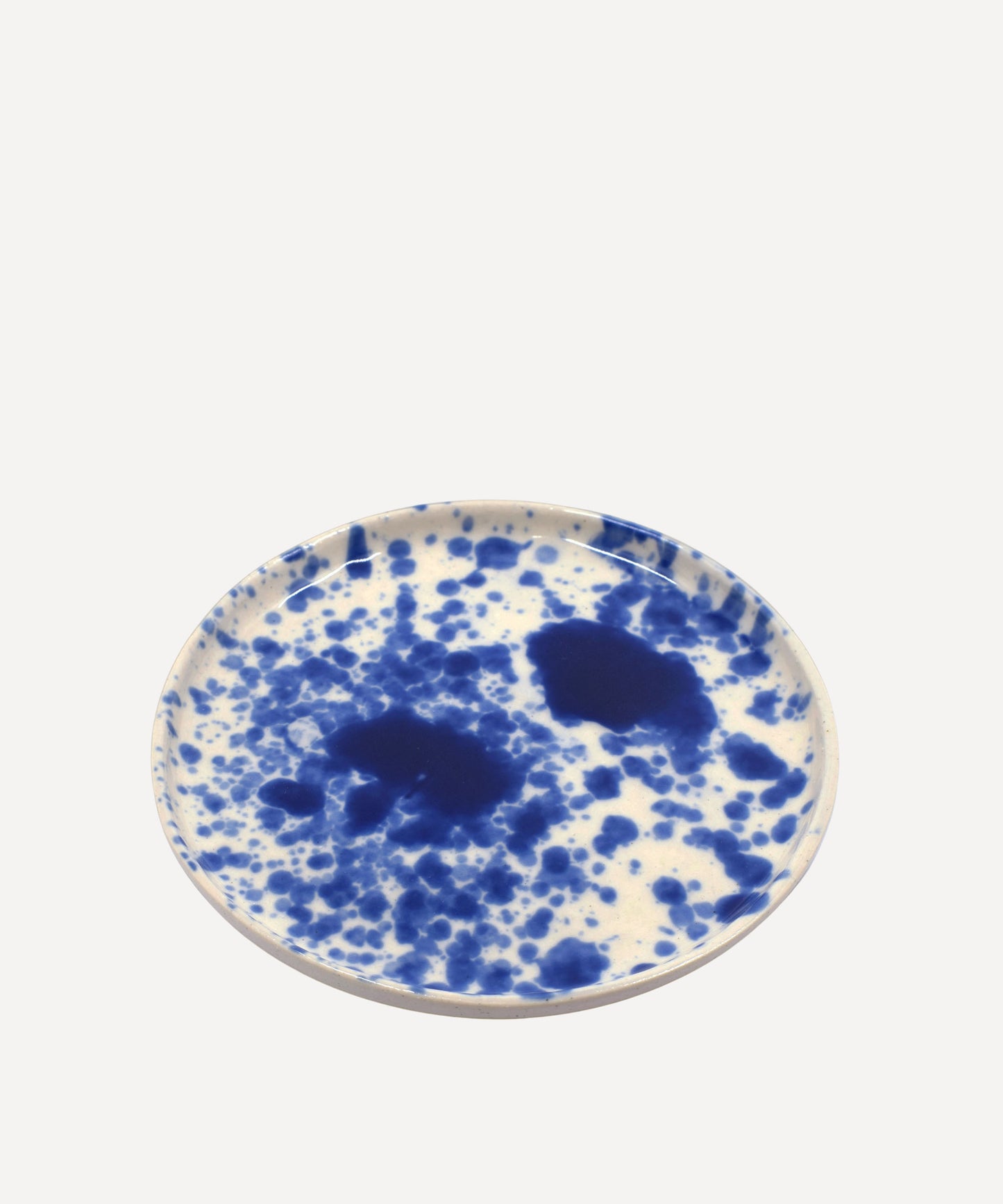 Blue Splatter Espresso Cup