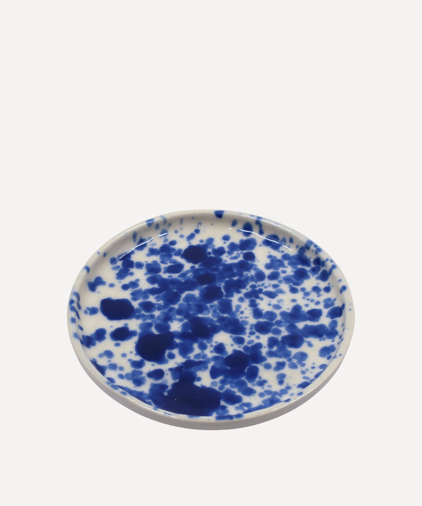 Blue Splatter Espresso Cup