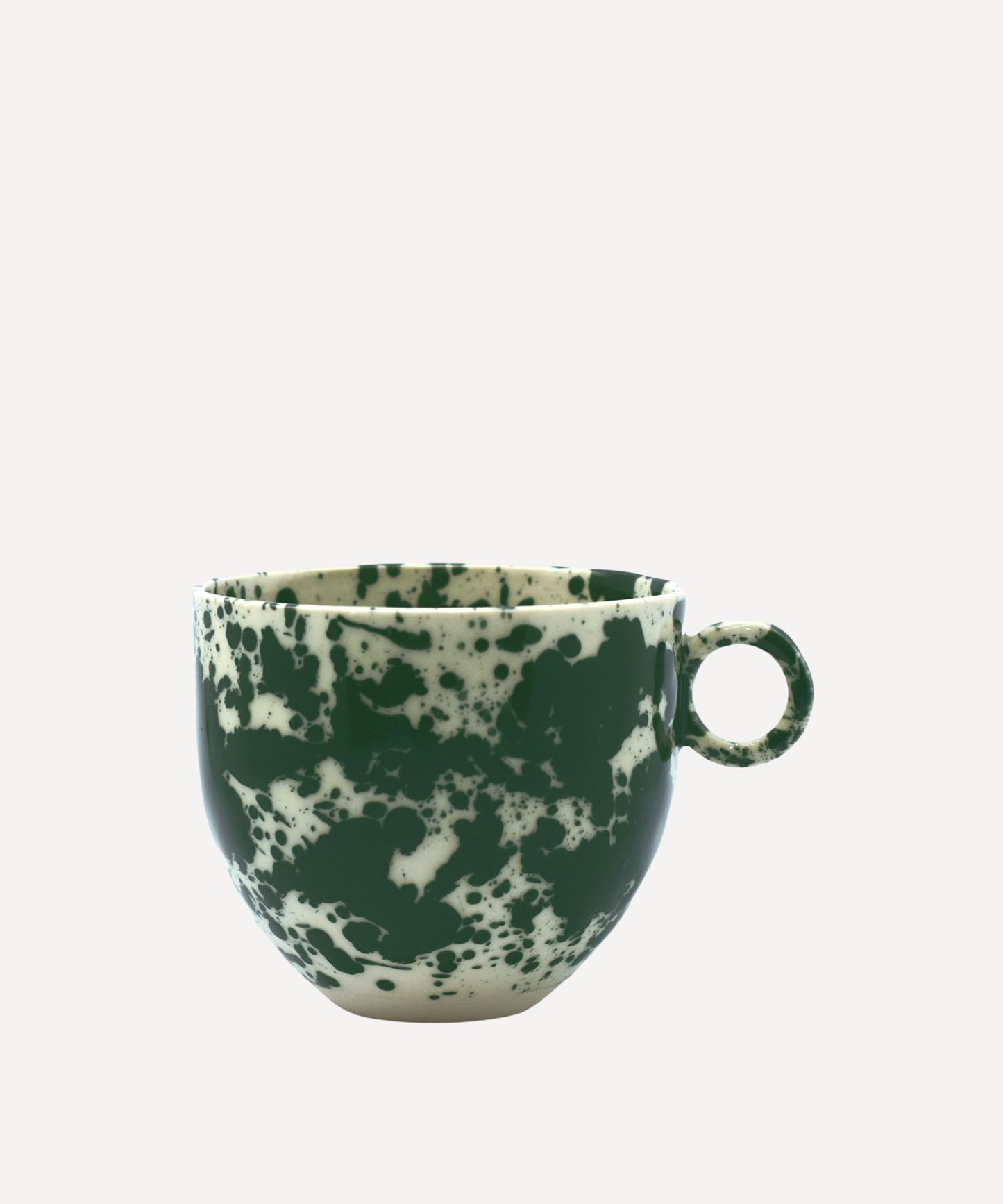 Green Splatter Mug