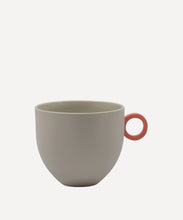 Load image into Gallery viewer, Syros Grey Mug with Pink Ring Handle